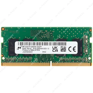 Micron 8GB DDR4 3200MHz PC4-25600 SODIMM Laptop Memory RAM (MTA4ATF1G64HZ-3G2F1) Micron 8GB DDR4 3200MHz PC4-25600 SODIMM Laptop Memory RAM (MTA4ATF1G64HZ-3G2F1)