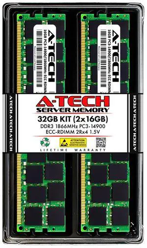 32GB 2x 16GB PC3-14900R RDIMM Dell Precision T5610 T3600 T7600 T3610 Memory RAM 32GB 2x 16GB PC3-14900R RDIMM Dell Precision T5610 T3600 T7600 T3610 Memory RAM
