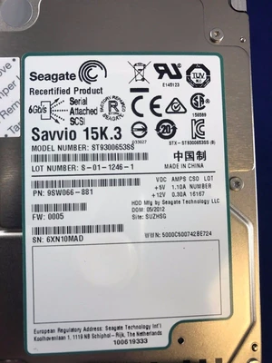(NOT FOR HOME PC!) Seagate 300GB 2.5" Hard Drive ST9300653SS 9SW066-881 15K DP 6G SAS (NOT FOR HOME PC!) Seagate 300GB 2.5" Hard Drive ST9300653SS 9SW066-881 15K DP 6G SAS