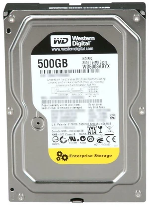 Western Digital WD RE4 WD5003ABYX 500GB 7.2KRPM 64MB Cache SATA 3.0Gb/s 3.5" HDD Western Digital WD RE4 WD5003ABYX 500GB 7.2KRPM 64MB Cache SATA 3.0Gb/s 3.5" HDD