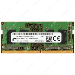 Micron 4GB DDR4 2666 MHz PC4-21300 SODIMM Laptop Memory RAM MTA4ATF51264HZ-2G6E1 Micron 4GB DDR4 2666 MHz PC4-21300 SODIMM Laptop Memory RAM MTA4ATF51264HZ-2G6E1