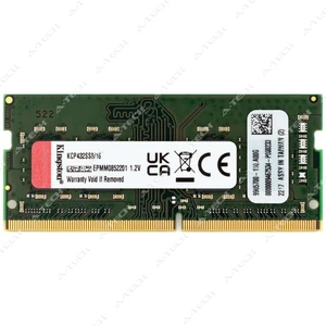 Kingston 16GB DDR4 3200 MHz PC4-25600 1Rx8 SODIMM Laptop Memory RAM KCP432SS8/16 Kingston 16GB DDR4 3200 MHz PC4-25600 1Rx8 SODIMM Laptop Memory RAM KCP432SS8/16