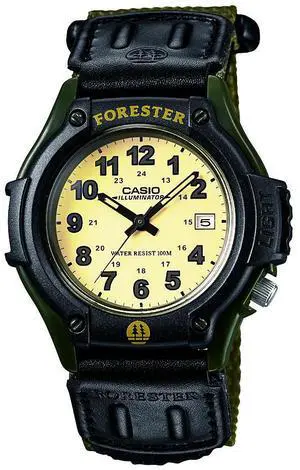 Casio Forester Men's Quartz Backlit Nylon Band 41.5mm Watch FT500WC-3BVCF Casio Forester Men's Quartz Backlit Nylon Band 41.5mm Watch FT500WC-3BVCF