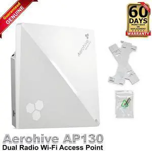 Dell Aerohive AP130 Dual-Band Wireless Access Point 802.11ac PoE Enterprise WAP Dell Aerohive AP130 Dual-Band Wireless Access Point 802.11ac PoE Enterprise WAP