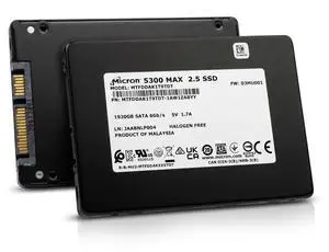 Micron 5300 MAX 1.92TB MTFDDAK1T9TDT SATA 6Gb/s 3D TLC 5 DWPD 2.5" SSD Micron 5300 MAX 1.92TB MTFDDAK1T9TDT SATA 6Gb/s 3D TLC 5 DWPD 2.5" SSD