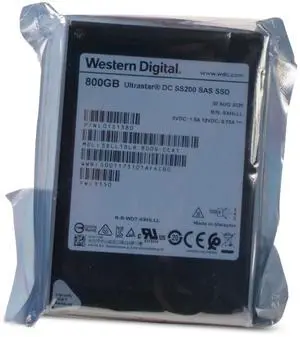 (NOT FOR HOME PC!) WD DC SS200 800GB SDLL1DLR-800G-CCA1 0TS1380 SAS 12Gb/s MLC 3 DWPD 2.5" SSD (NOT FOR HOME PC!) WD DC SS200 800GB SDLL1DLR-800G-CCA1 0TS1380 SAS 12Gb/s MLC 3 DWPD 2.5" SSD