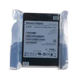WD DC SN840 3.2TB WUS4C6432DSP3X3 0TS2047 PCIe Gen 3.1x4 4GB/s U.2 NVMe 2.5" SSD WD DC SN840 3.2TB WUS4C6432DSP3X3 0TS2047 PCIe Gen 3.1x4 4GB/s U.2 NVMe 2.5" SSD