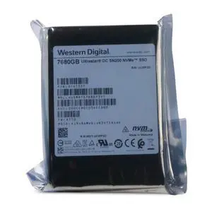 WD DC SN200 7.68TB HUSMR7676BDP3Y1 0TS1357 PCIe Gen 3.0 x4 4GB/s NVMe 2.5" SSD WD DC SN200 7.68TB HUSMR7676BDP3Y1 0TS1357 PCIe Gen 3.0 x4 4GB/s NVMe 2.5" SSD