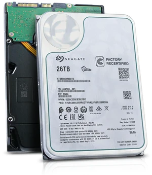 Seagate Exos 26TB ST26000NM001C 7.2K RPM SATA 6Gb/s 512e 3.5" Enterprise HDD Seagate Exos 26TB ST26000NM001C 7.2K RPM SATA 6Gb/s 512e 3.5" Enterprise HDD