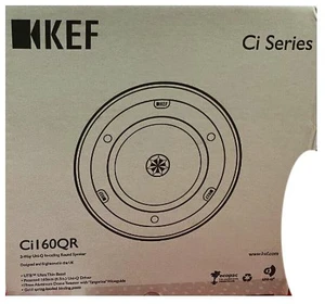 KEF Ci160QR Round Uni-Q Driver In-Ceiling Speaker (Each) KEF Ci160QR Round Uni-Q Driver In-Ceiling Speaker (Each)