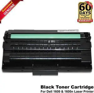 Dell 1600 1600n Laser Print Toner Cartridge Black K4671 593-10044 Dell 1600 1600n Laser Print Toner Cartridge Black K4671 593-10044