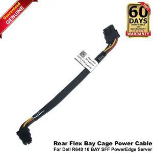Dell PowerEdge R640 Server 10-Bay 2.5" SFF Flex Bay Power Cable CTCGN Dell PowerEdge R640 Server 10-Bay 2.5" SFF Flex Bay Power Cable CTCGN