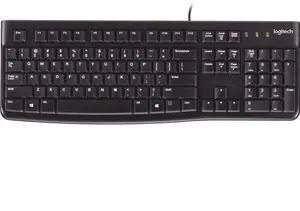 Logitech K120 US QWERTY Black USB Wired Keyboard 920-002478 Logitech K120 US QWERTY Black USB Wired Keyboard 920-002478