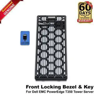 Dell PowerEdge T350 Front Security Bezel With Key Black 67JHW Dell PowerEdge T350 Front Security Bezel With Key Black 67JHW