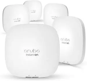 HPE Instant On AP22 Wi-Fi 6 802.11ax Dual Band Wireless Access Point 5-Pack HPE Instant On AP22 Wi-Fi 6 802.11ax Dual Band Wireless Access Point 5-Pack