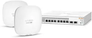 HPE JL681AN.ABA Instant On 1930 8Port Switch w/ (2X) AP22 Access Points R4WO1A HPE JL681AN.ABA Instant On 1930 8Port Switch w/ (2X) AP22 Access Points R4WO1A