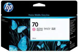 HP 70 130-ml Light Magenta DesignJet Ink Cartridge, C9455A HP 70 130-ml Light Magenta DesignJet Ink Cartridge, C9455A