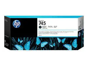 HP 745 300-ml DesignJet Matte Black Ink Cartridge, F9K05A HP 745 300-ml DesignJet Matte Black Ink Cartridge, F9K05A