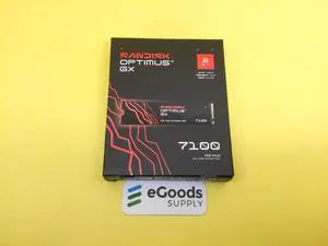 SDSP71200TAN-000G1 Sandisk Optimus GX 7100 2TB PCle 4.0 x4 M.2 2280 NVMe SSD SDSP71200TAN-000G1 Sandisk Optimus GX 7100 2TB PCle 4.0 x4 M.2 2280 NVMe SSD