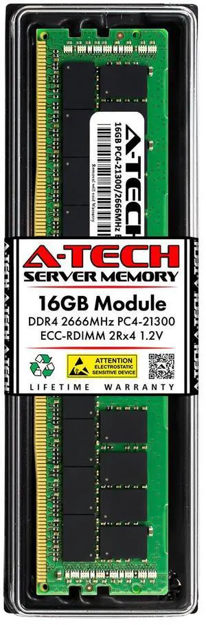 16GB 2Rx4 PC4-2666 RDIMM Dell Precision 7820 5820 7920 T7910 XL T7810 Memory RAM 16GB 2Rx4 PC4-2666 RDIMM Dell Precision 7820 5820 7920 T7910 XL T7810 Memory RAM