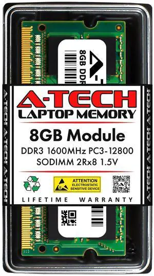8GB PC3-12800S Lenovo ThinkPad T520 4239 T530 2392-Xxx T520I 4239-Xxx Memory RAM 8GB PC3-12800S Lenovo ThinkPad T520 4239 T530 2392-Xxx T520I 4239-Xxx Memory RAM