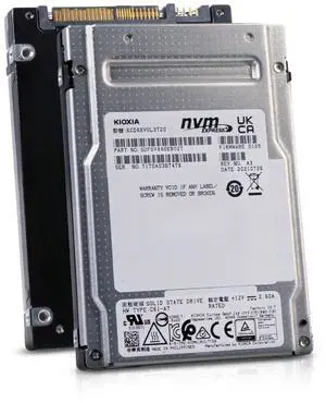 Kioxia CD6-V 3.2TB KCD6XVUL3T20 PCIe Gen 4.0 x4 8GB/s 3D TLC U.3 NVMe 2.5" SSD Kioxia CD6-V 3.2TB KCD6XVUL3T20 PCIe Gen 4.0 x4 8GB/s 3D TLC U.3 NVMe 2.5" SSD