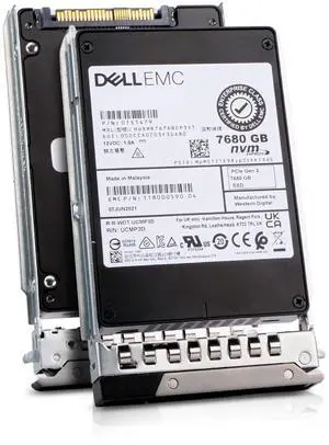 Dell 7.68TB PCIe Gen 3.0 x4 4GB/s MLC U.2 NVMe 1 DWPD 2.5" SSD 118000590-04 G16 Dell 7.68TB PCIe Gen 3.0 x4 4GB/s MLC U.2 NVMe 1 DWPD 2.5" SSD 118000590-04 G16