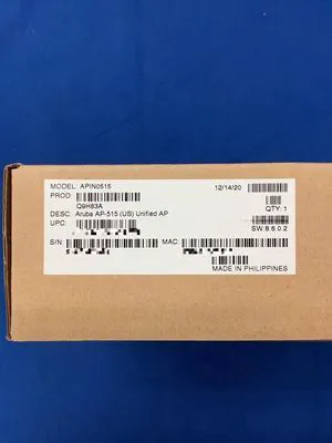 Q9H63A HPE ARUBA Networks AP-515-US Wireless Access Point APIN0515 Q9H63A HPE ARUBA Networks AP-515-US Wireless Access Point APIN0515