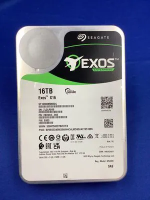 (NOT FOR HOME PC!) ST16000NM002G Seagate Exos X16 16TB 7.2K SAS 12Gb/s 512e/4Kn 3.5 HDD Pull (NOT FOR HOME PC!) ST16000NM002G Seagate Exos X16 16TB 7.2K SAS 12Gb/s 512e/4Kn 3.5 HDD Pull