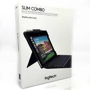 iPad Pro 10.5" Logitech Slim Combo Folio Case with Detachable Backlit Keyboard iPad Pro 10.5" Logitech Slim Combo Folio Case with Detachable Backlit Keyboard