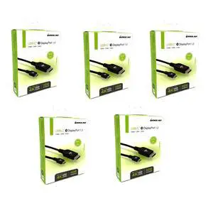 Lot 5 IOGEAR USB-C Thunderbolt 3 to DisplayPort 1.2 4K HDR 2M G2LU3CDP12 Lot 5 IOGEAR USB-C Thunderbolt 3 to DisplayPort 1.2 4K HDR 2M G2LU3CDP12