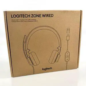 Logitech Zone Microsoft Teams Noise Cancelling Headset USB-C USB-A 981-000 Logitech Zone Microsoft Teams Noise Cancelling Headset USB-C USB-A 981-000