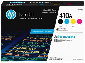HP 410A 4-pack Black/Cyan/Magenta/Yellow Original LaserJet Toner Cartridges, HP 410A 4-pack Black/Cyan/Magenta/Yellow Original LaserJet Toner Cartridges,