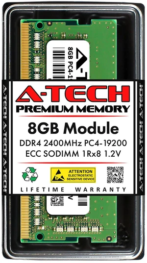 (NOT FOR HOME PC!) 8GB PC4-19200 ECC SODIMM (Replacement for Kingston KVR24SE17S8/8MA) Memory RAM (NOT FOR HOME PC!) 8GB PC4-19200 ECC SODIMM (Replacement for Kingston KVR24SE17S8/8MA) Memory RAM