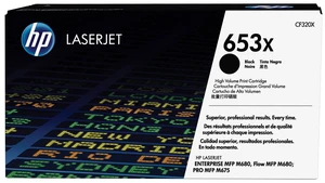 HP 653X High Yield Black Original LaserJet Toner Cartridge, ~21,000 pages, HP 653X High Yield Black Original LaserJet Toner Cartridge, ~21,000 pages,