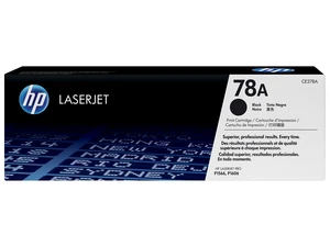 HP 78A Black Original LaserJet Toner Cartridge, ~2,100 pages, CE278A HP 78A Black Original LaserJet Toner Cartridge, ~2,100 pages, CE278A