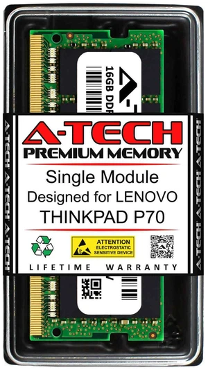 16GB DDR4-2133 Lenovo ThinkPad T460p 20FX P50 20EN Yoga 260 20GS P70 Memory RAM