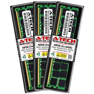 48GB 3x 16GB PC3-10600R RDIMM Dell PowerEdge M910 II R810 II R910 II Memory RAM