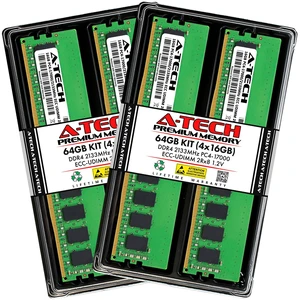 (NOT FOR HOME PC!) 64GB 4x 16GB PC4-2133 ECC UDIMM Synology SA3200D UC3200 Memory RAM (NOT FOR HOME PC!) 64GB 4x 16GB PC4-2133 ECC UDIMM Synology SA3200D UC3200 Memory RAM