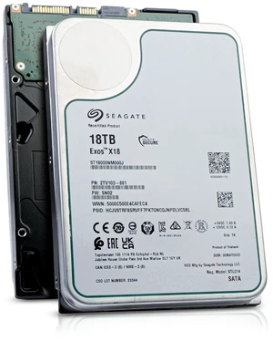Seagate Exos X18 18TB ST18000NM000J 7.2K RPM SATA 6Gb/s 512e 3.5" Enterprise HDD Seagate Exos X18 18TB ST18000NM000J 7.2K RPM SATA 6Gb/s 512e 3.5" Enterprise HDD