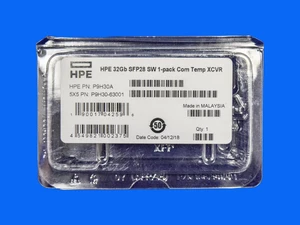 P9H30A HPE 32GB SFP+ SW 1PACK Com Temp XCVR bulk P9H30A HPE 32GB SFP+ SW 1PACK Com Temp XCVR bulk