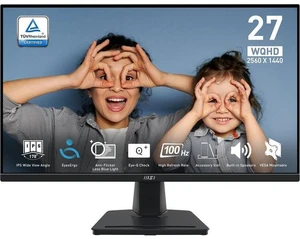 MSI Pro MP275Q 27" IPS QHD Monitor 100Hz,1ms, Adaptive-Sync Speakers, HDR Ready MSI Pro MP275Q 27" IPS QHD Monitor 100Hz,1ms, Adaptive-Sync Speakers, HDR Ready
