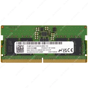 Micron 8GB DDR5 4800 MHz PC5-38400 SODIMM Laptop Memory RAM MTC4C10163S1SC48BA1 Micron 8GB DDR5 4800 MHz PC5-38400 SODIMM Laptop Memory RAM MTC4C10163S1SC48BA1