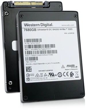 WD DC SN200 7.68TB HUSMR7676BDP3Y1 0TS1357 PCIe Gen 3.0 x4 4GB/s NVMe 2.5" SSD WD DC SN200 7.68TB HUSMR7676BDP3Y1 0TS1357 PCIe Gen 3.0 x4 4GB/s NVMe 2.5" SSD