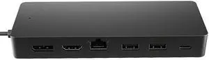 HP Black 50H55UT Travel USB-C Multi Port Hub
