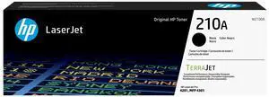 HP 210A Black Original LaserJet Toner Cartridge, ~ 2,000 pages, W2100A