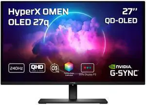 HyperX OMEN OLED 27 inch QHD 240Hz Gaming Monitor - OMEN OLED 27q 27.63" QHD HyperX OMEN OLED 27 inch QHD 240Hz Gaming Monitor - OMEN OLED 27q 27.63" QHD
