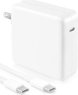 Mac Book Pro Charger - 118W USB C Fast Charger Power Adapter Compatible with USB C Port MacBook Pro/MacBook Air 16 15 14 13 Inch, New iPad Pro and All USB C Device, Included 6.6ft USB C Charge Cable