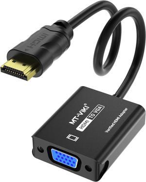 HDMI to VGA Adapter Non-bidictional Support HDMI Device to VGA Monitor Converter