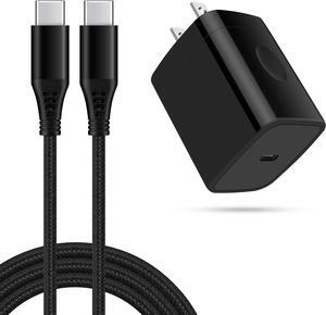 Type C Charger Fast Charging Block for Moto G Power 2025,G Stylus 2024,G Pure,G Play,X50 Ultra,Motorola Edge 50 Pro,Edge+,Razr 50/40 Ultra;Google Pixel 8 7Pro;20W PD C Wall Charger Box,6FT USB C Cable